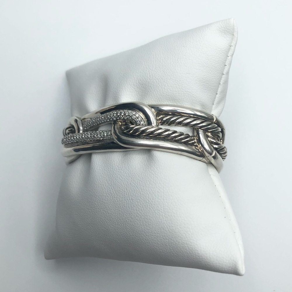 David Yurman Labyrinth Link Bracelet w/ Diamonds - Picture 5 of 15